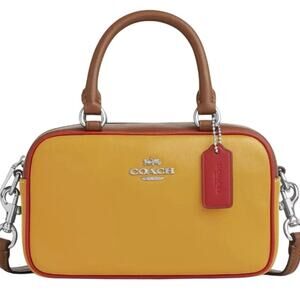 Coach Satchel Crossbody In Colorblock